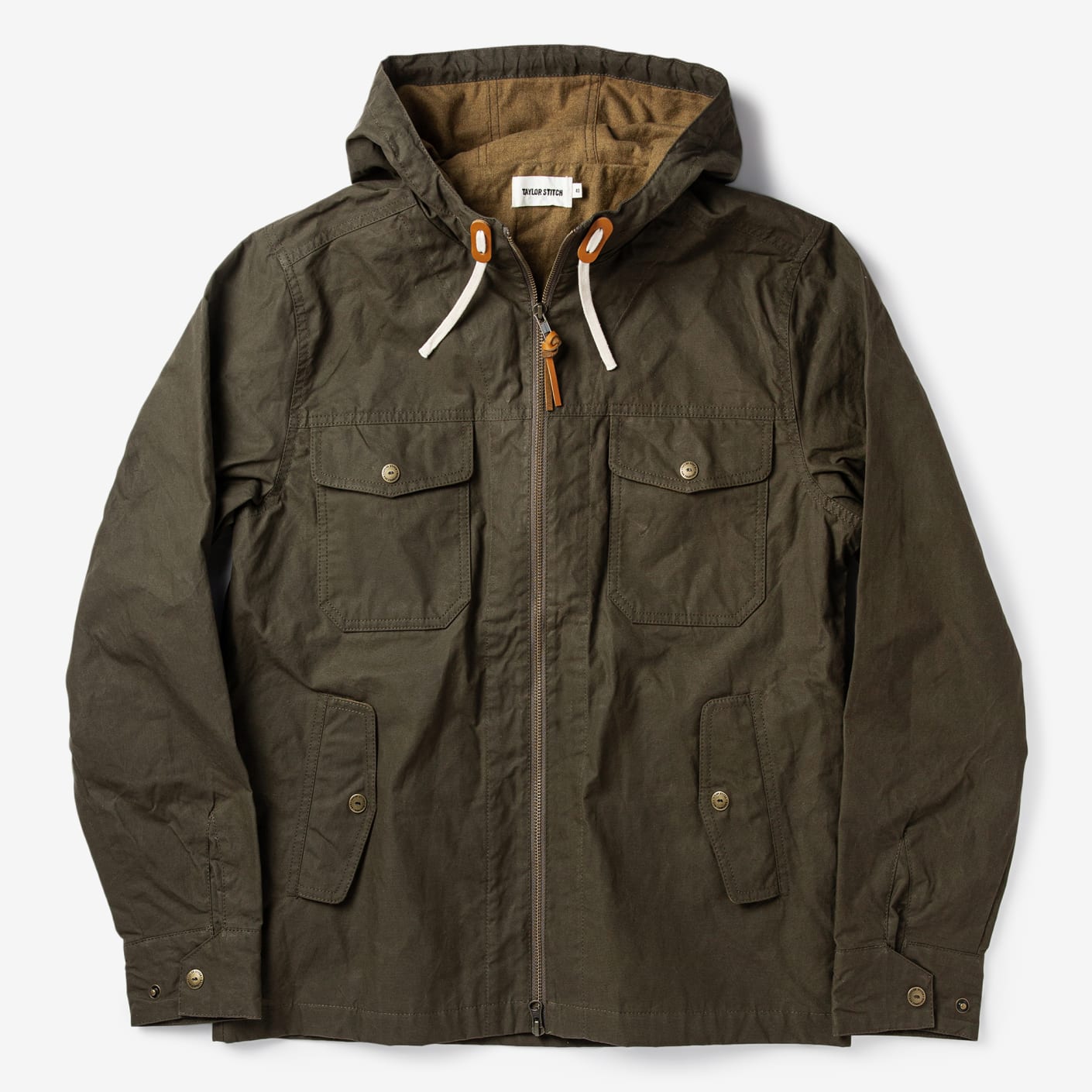 Taylor Stitch The Welterweight Winslow Jacket Olive Dry Wax